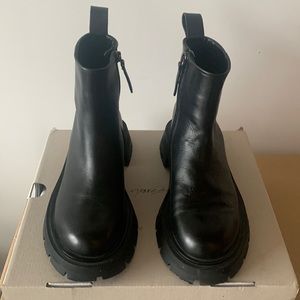 Zara lug sole boots